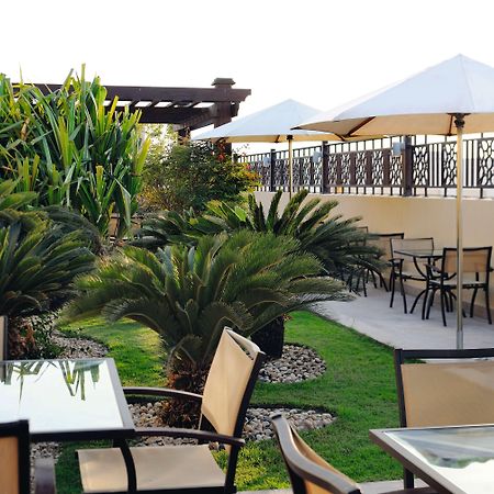 뫼벤픽 호텔 아파트먼트 알 맘자르 두바이 외부 사진 The rooftop garden at the hotel